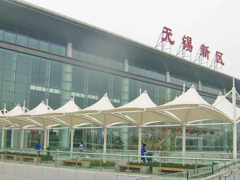 膜結構廣場景觀小品